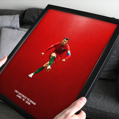 Cristiano Ronaldo Hat-Rick Vs Spain