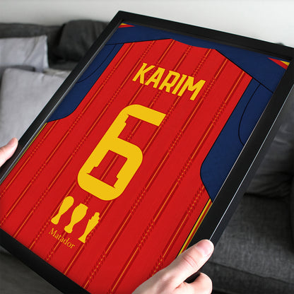 Personalised Spain 2026 World Cup