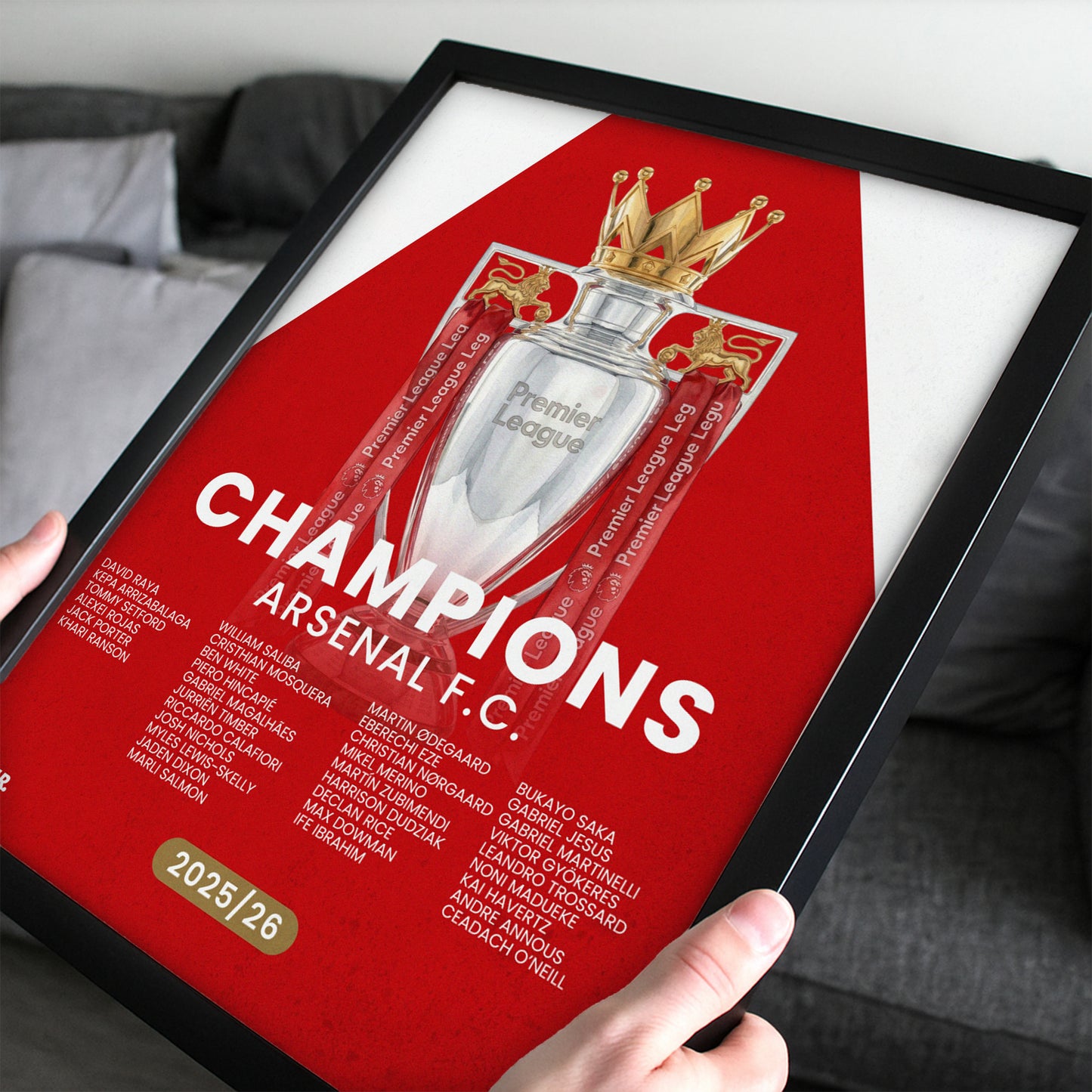 Arsenal Premier League Champions 25/26