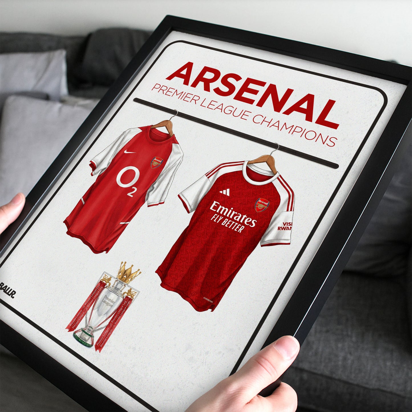Arsenal 03/04 & Arsenal 25/26 Premier League Champions Locker Room