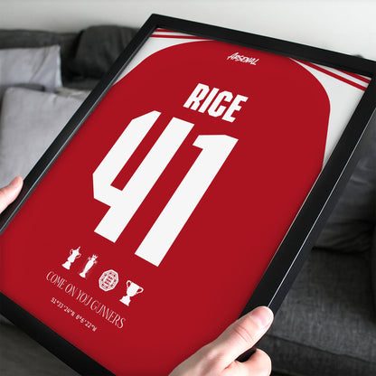 Declan Rice Arsenal Kit 25/26