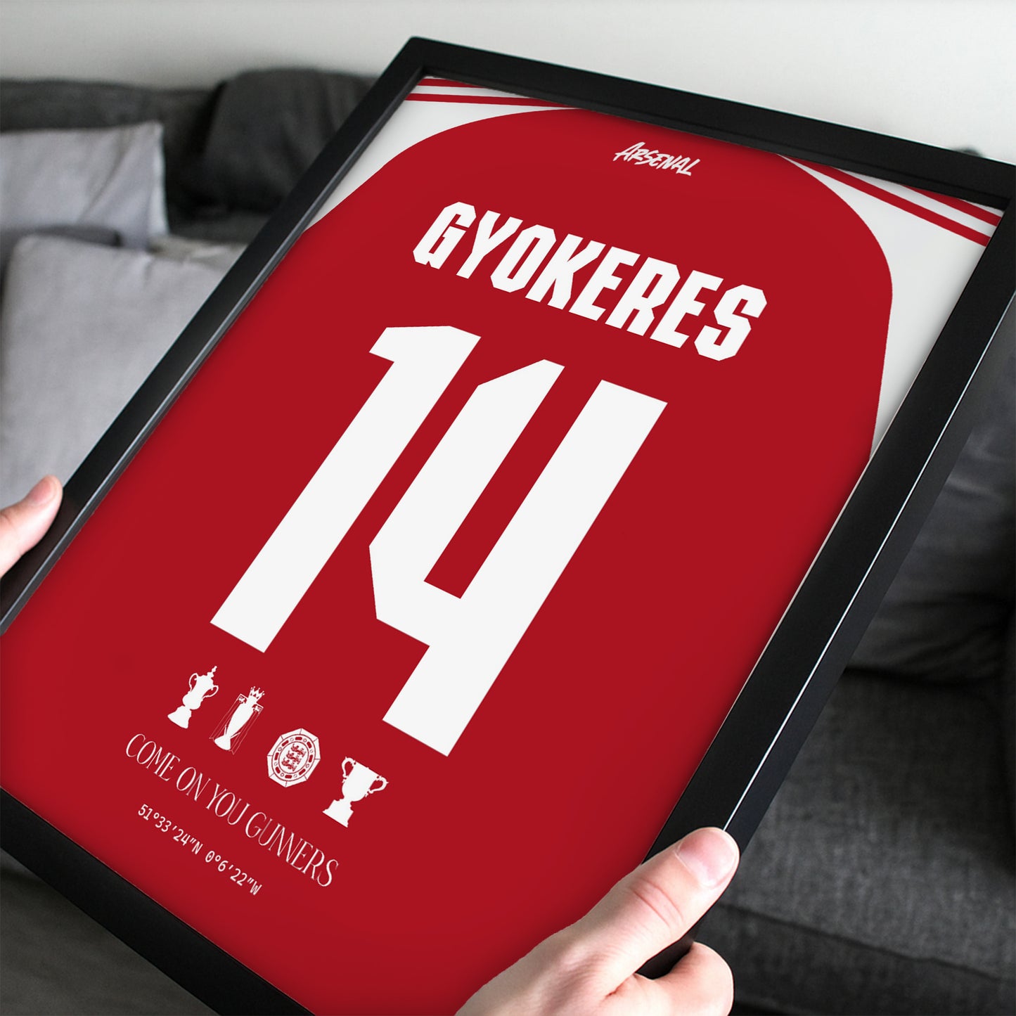 Gyokeres Arsenal Kit 25/26