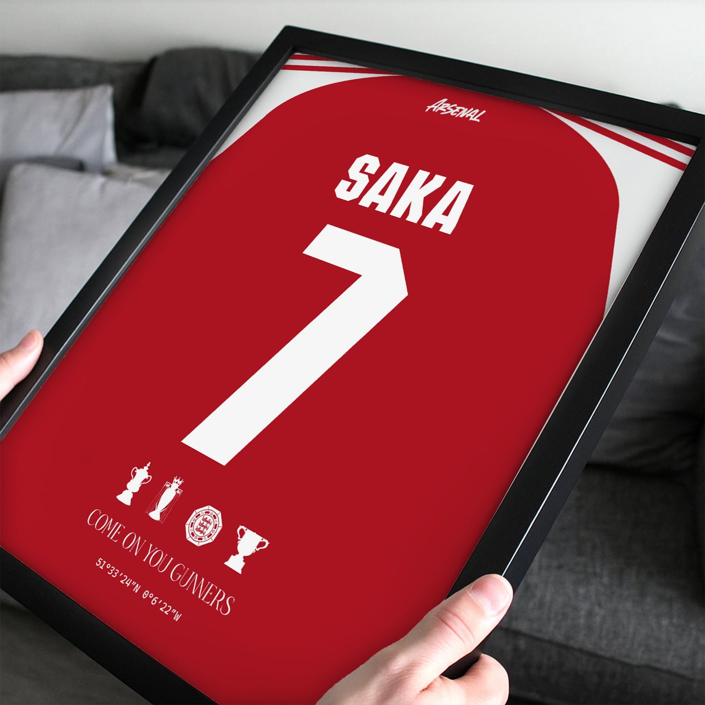 Bukayo Saka Arsenal Kit 25/26