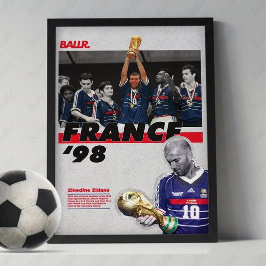 France Winning The World Cup 1998