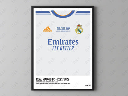 Real Madrid UCL 21/22 Iconic Tournament Front Kit ver.