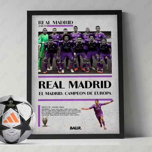 Real Madrid 16/17 UCL Champions