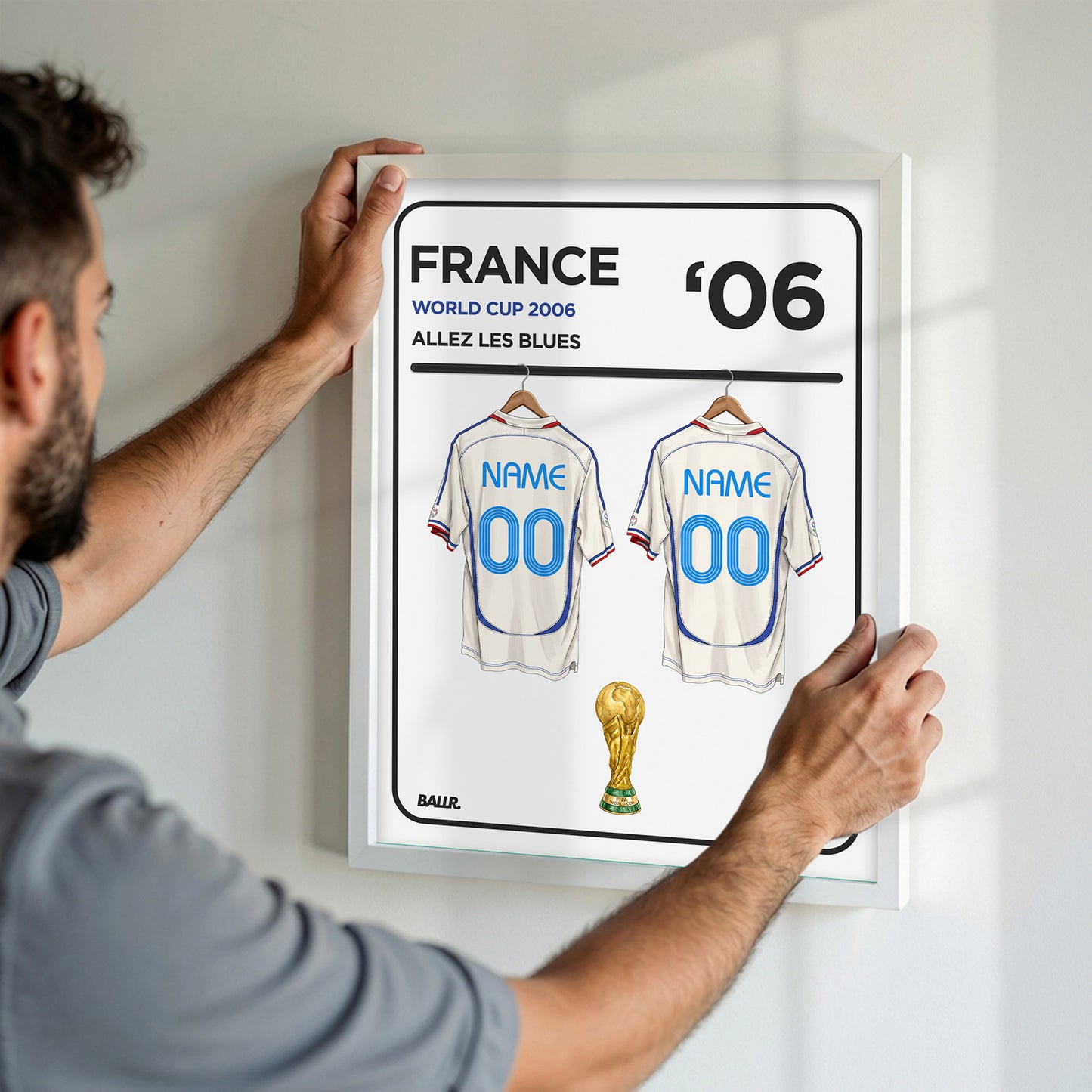 France 2006 Personalised Locker Room World Cup Kit