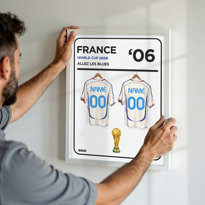 France 2006 Personalised Locker Room World Cup Kit