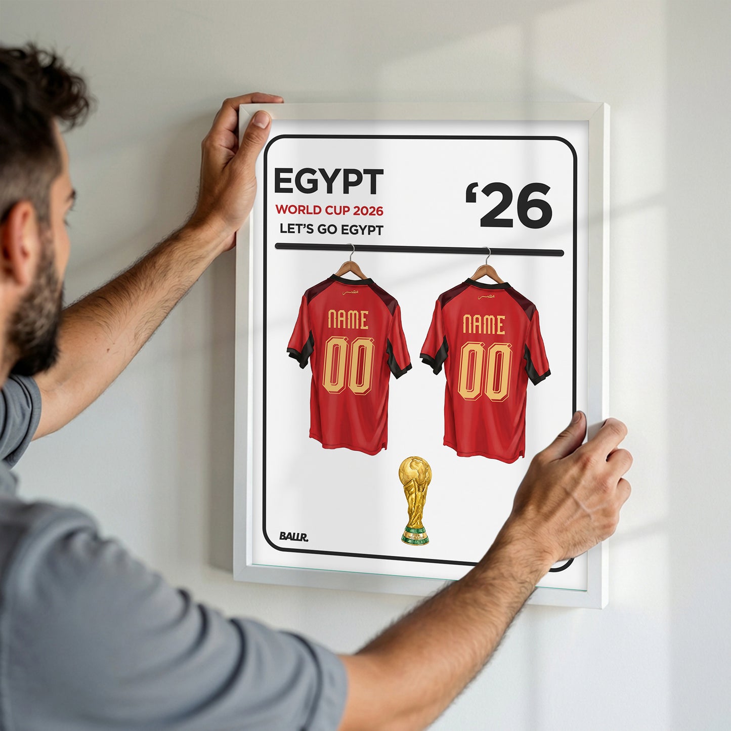 Egypt Personalised Locker Room World Cup Kit 2026