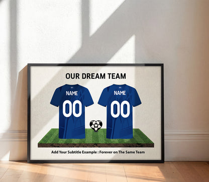 Personalized Chelsea Couple's Dream Team Kit