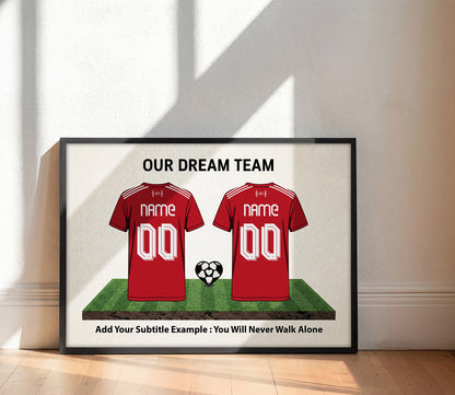 Personalized Liverpool Couple's Dream Team Kit