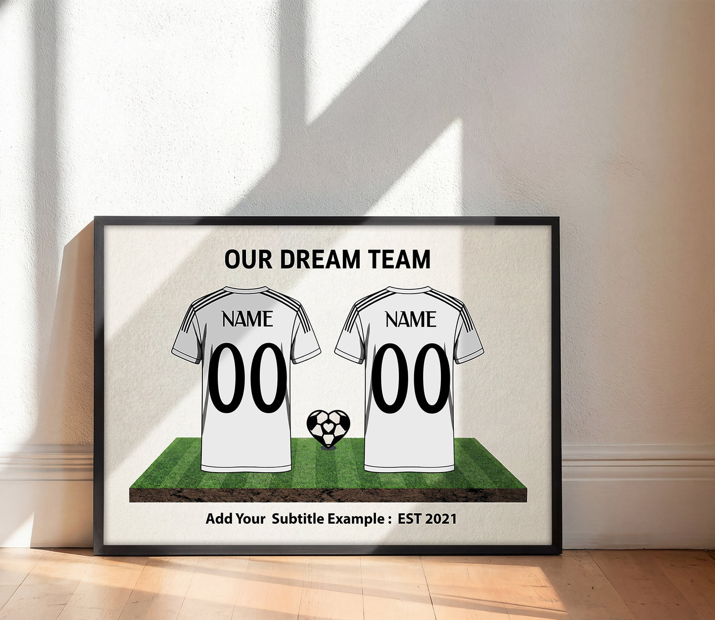 Personalized Real Madrid Couple's Dream Team Kit