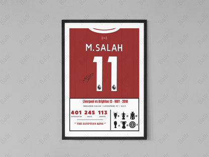 Mohamed Salah's Iconic Season 17/18 Kit