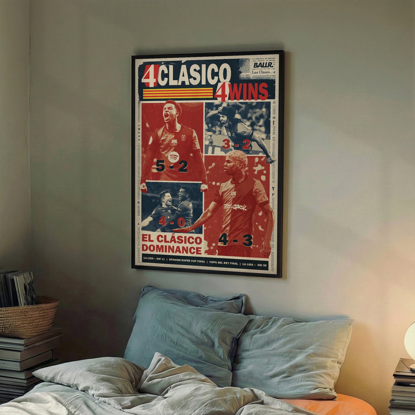 4 Clásicos 4 Wins for Barcelona