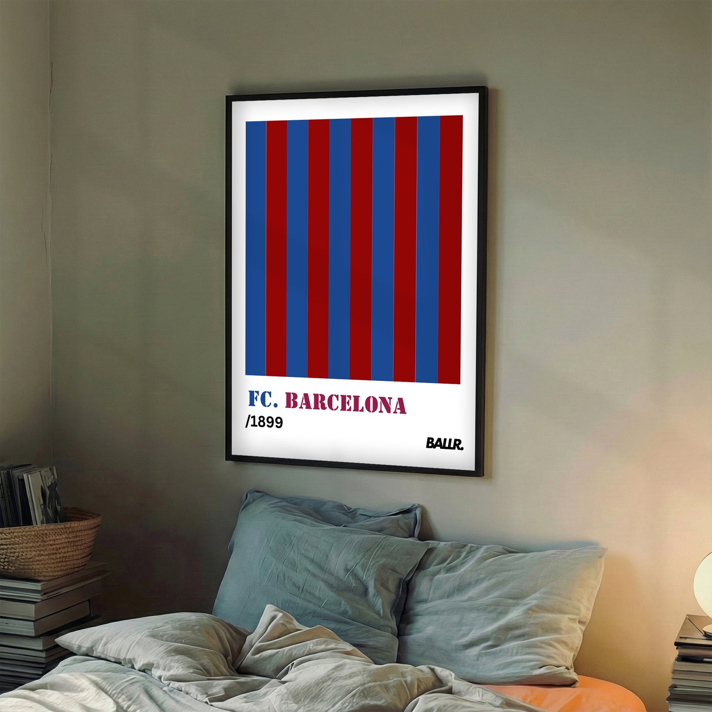 Barcelona Vintage Shirt Poster