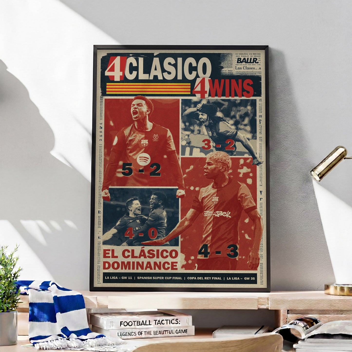 4 Clásicos 4 Wins for Barcelona