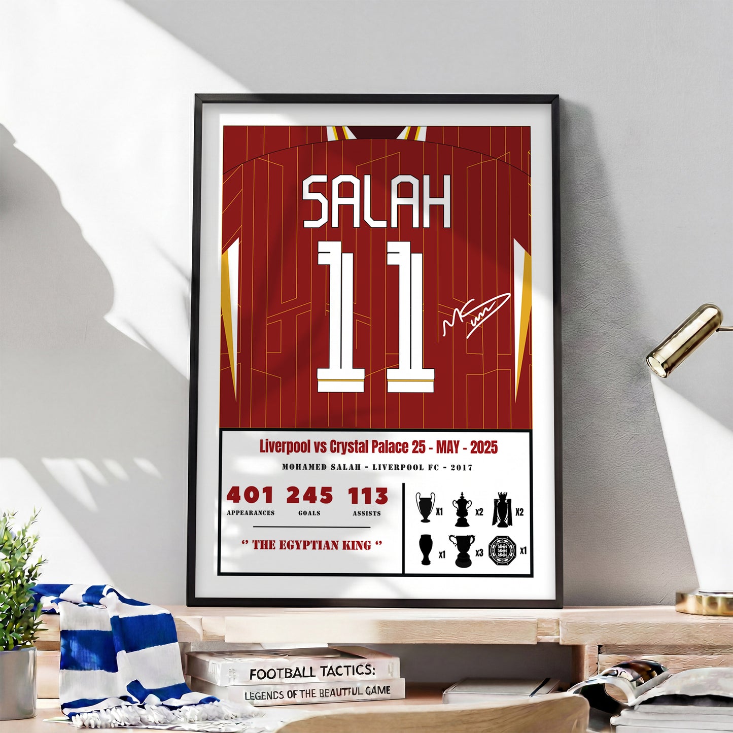 Mohamed Salah's Iconic Season 24/25 Kit