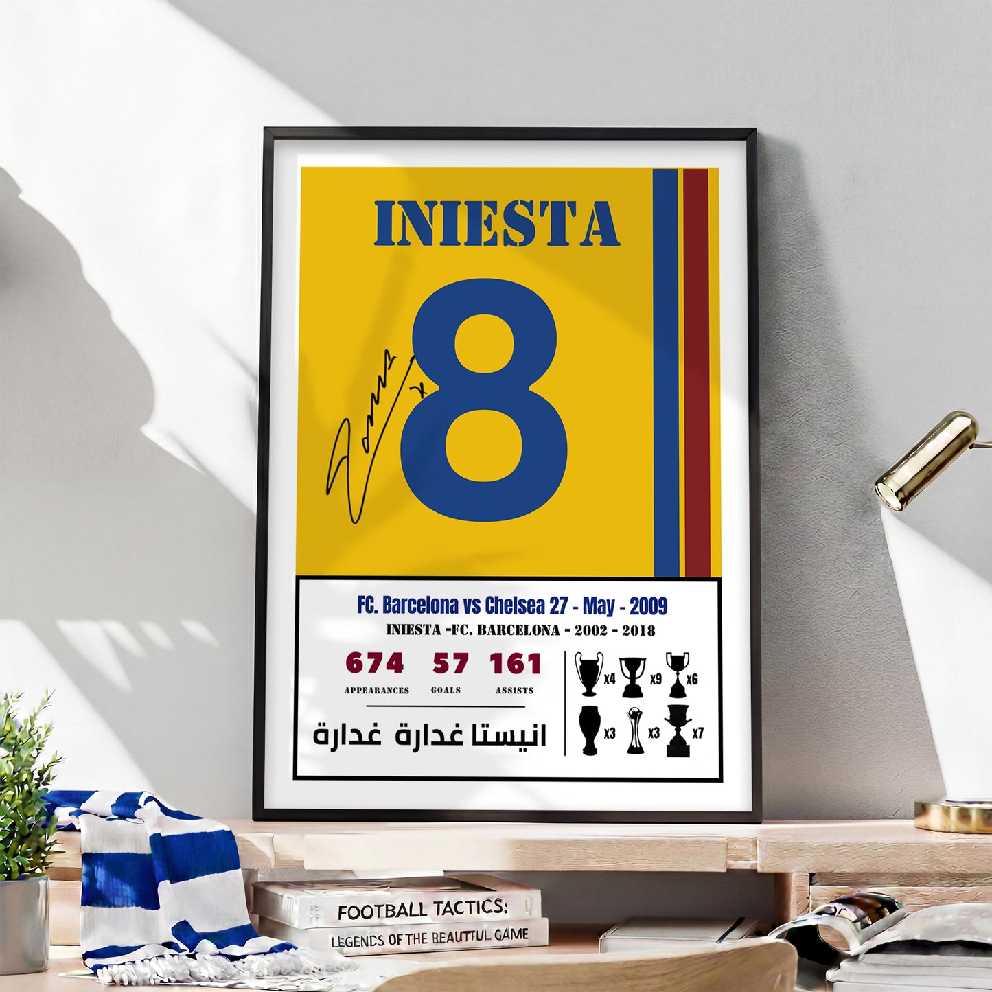 Andres Iniesta Goal Vs Chelsea 2009 Kit