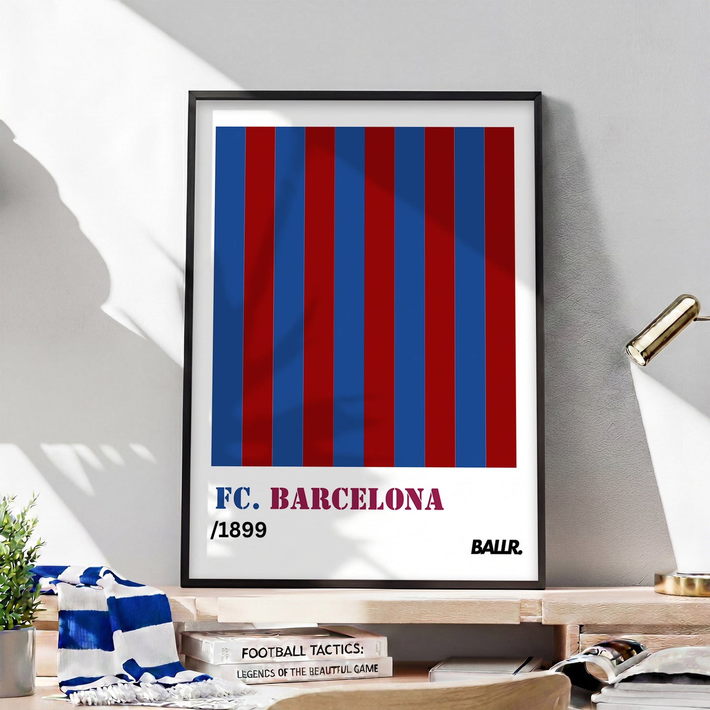 Barcelona Vintage Shirt Poster