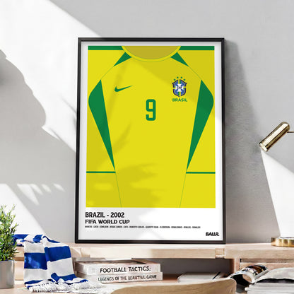 Brazil R9 WC'02 Front Kit ( Framed Poster )