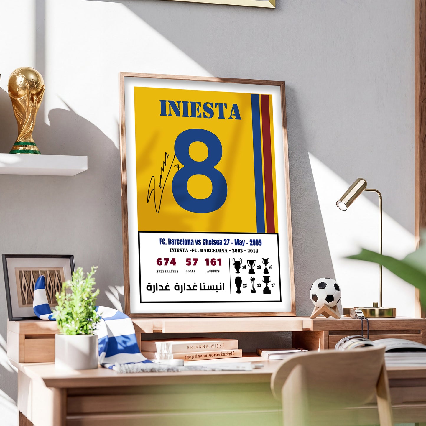 Andres Iniesta Goal Vs Chelsea 2009 Kit