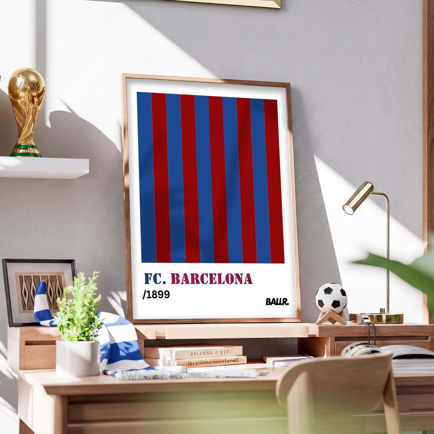 Barcelona Vintage Shirt Poster