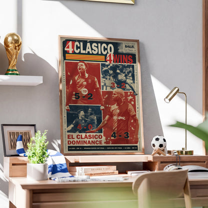 4 Clásicos 4 Wins for Barcelona