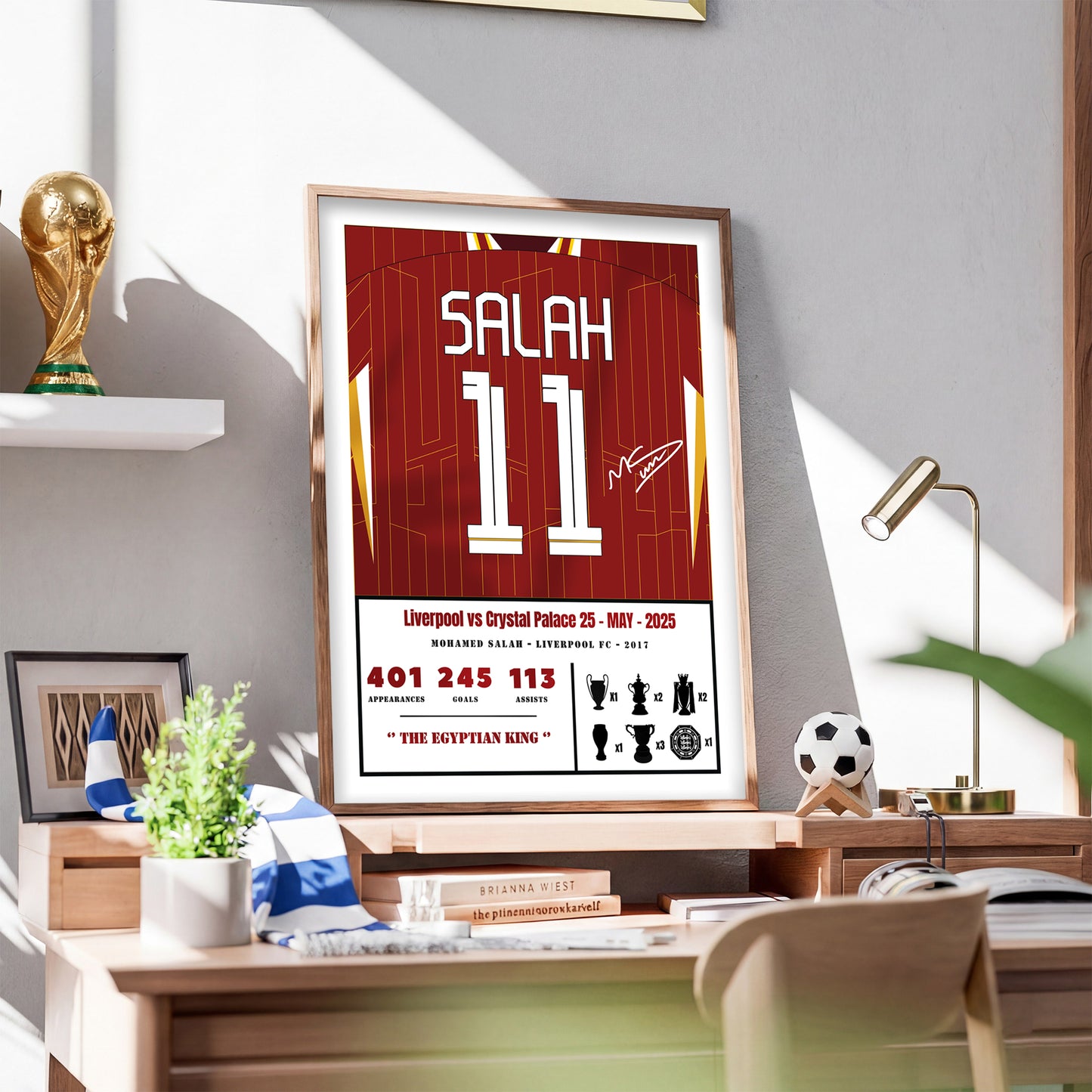 Mohamed Salah's Iconic Season 24/25 Kit