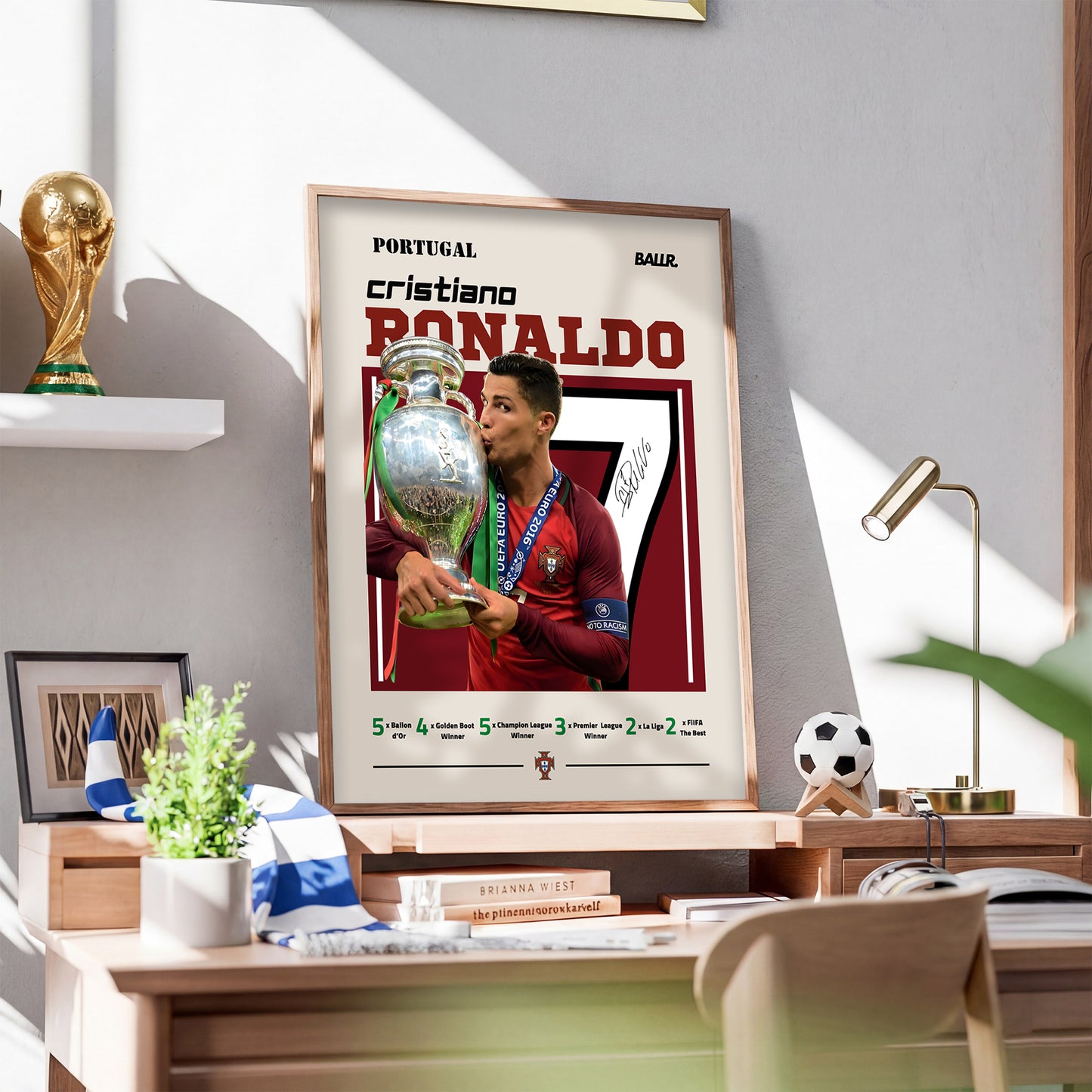 Cristiano Ronaldo Winning The Euros 2016