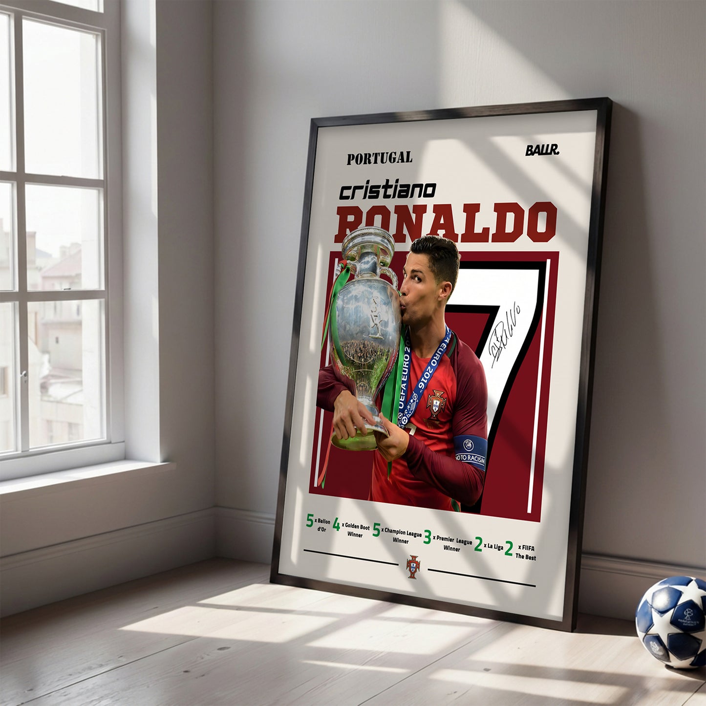 Cristiano Ronaldo Winning The Euros 2016