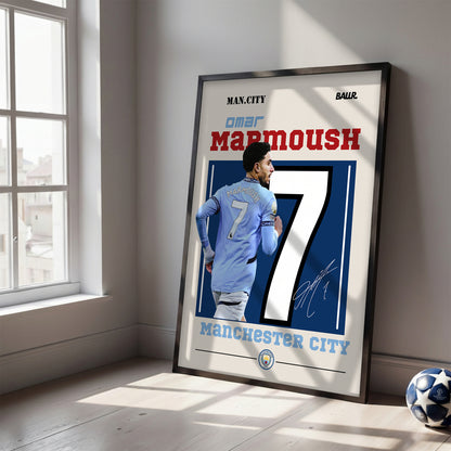 Omar Marmoush Man City Debut