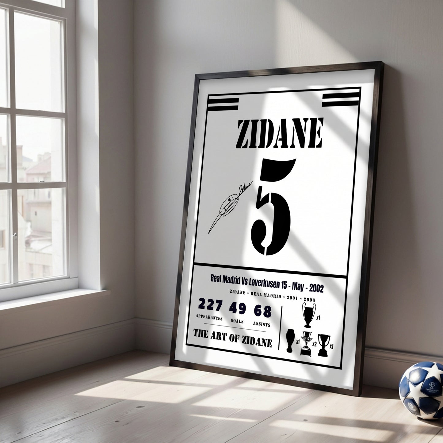 Zidane Kit 2002 Vs Leverkusen