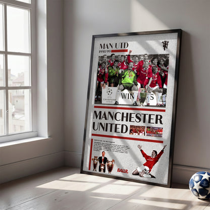 Manchester United 1998/1999 Iconic Treble Season
