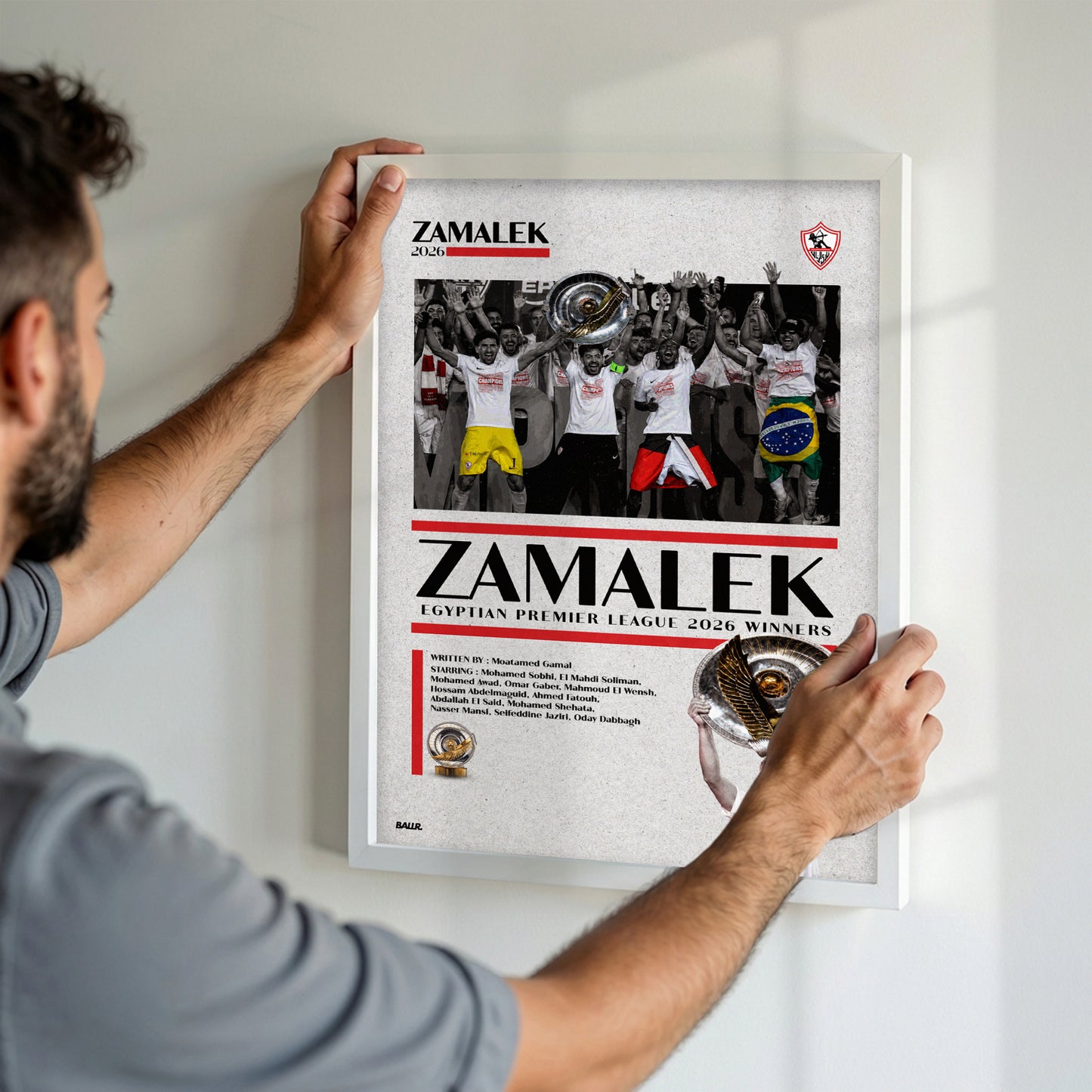 Zamalek Winning The Egyptian League 25/26 Iconic Moment