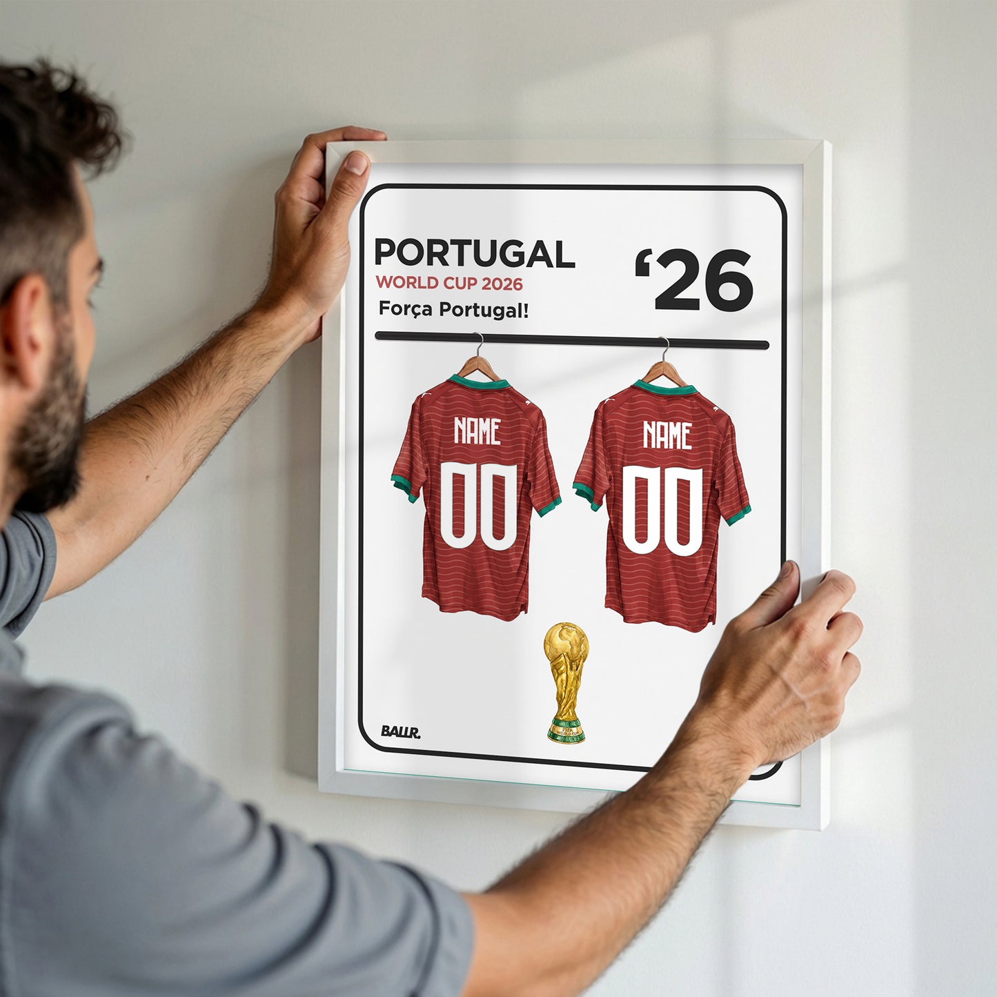 Portugal Personalised Locker Room World Cup Kit 2026