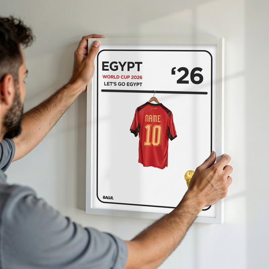 Personalised Locker Room Kit Egypt 2026 World Cup