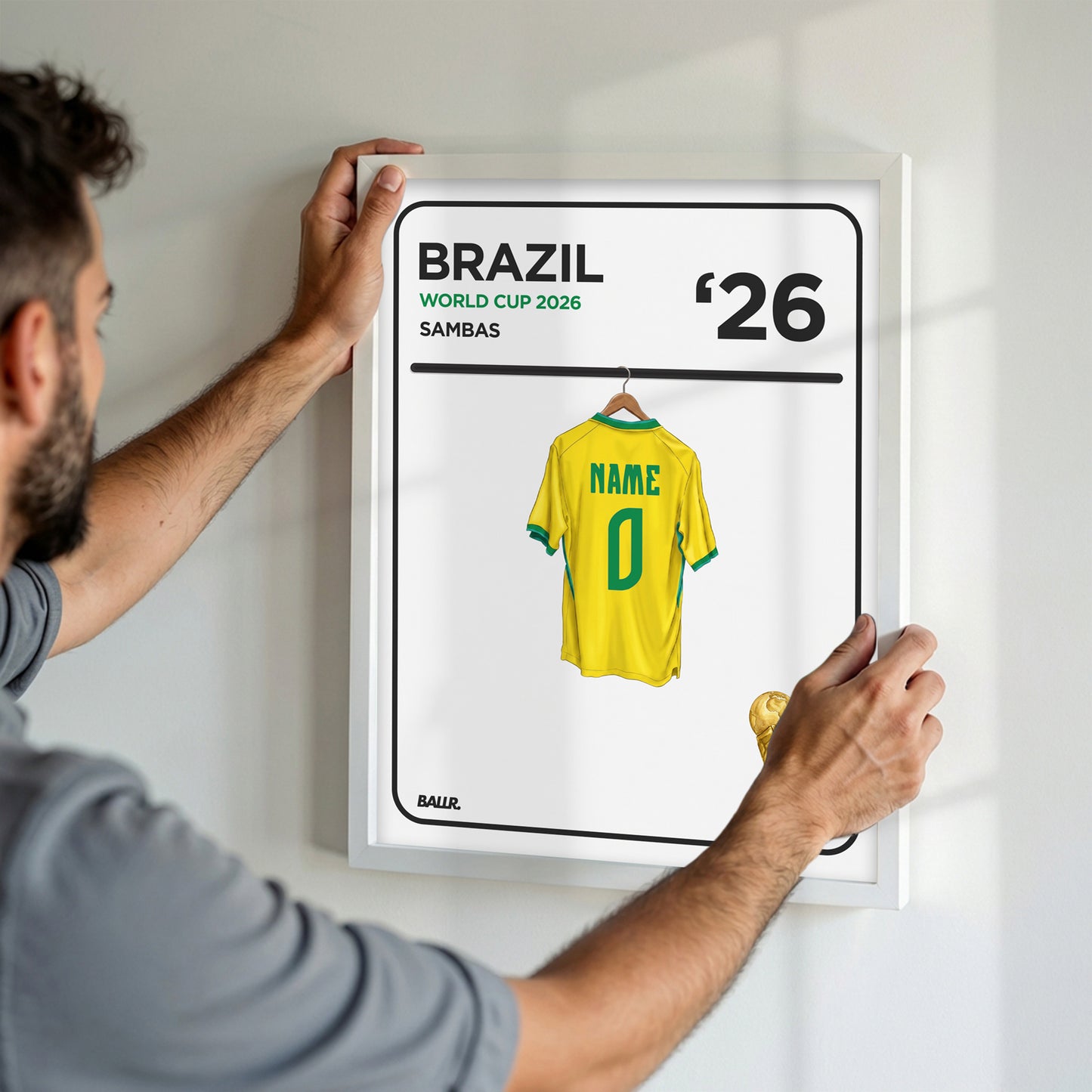 Personalised Locker Room Kit Brazil 2026 World Cup