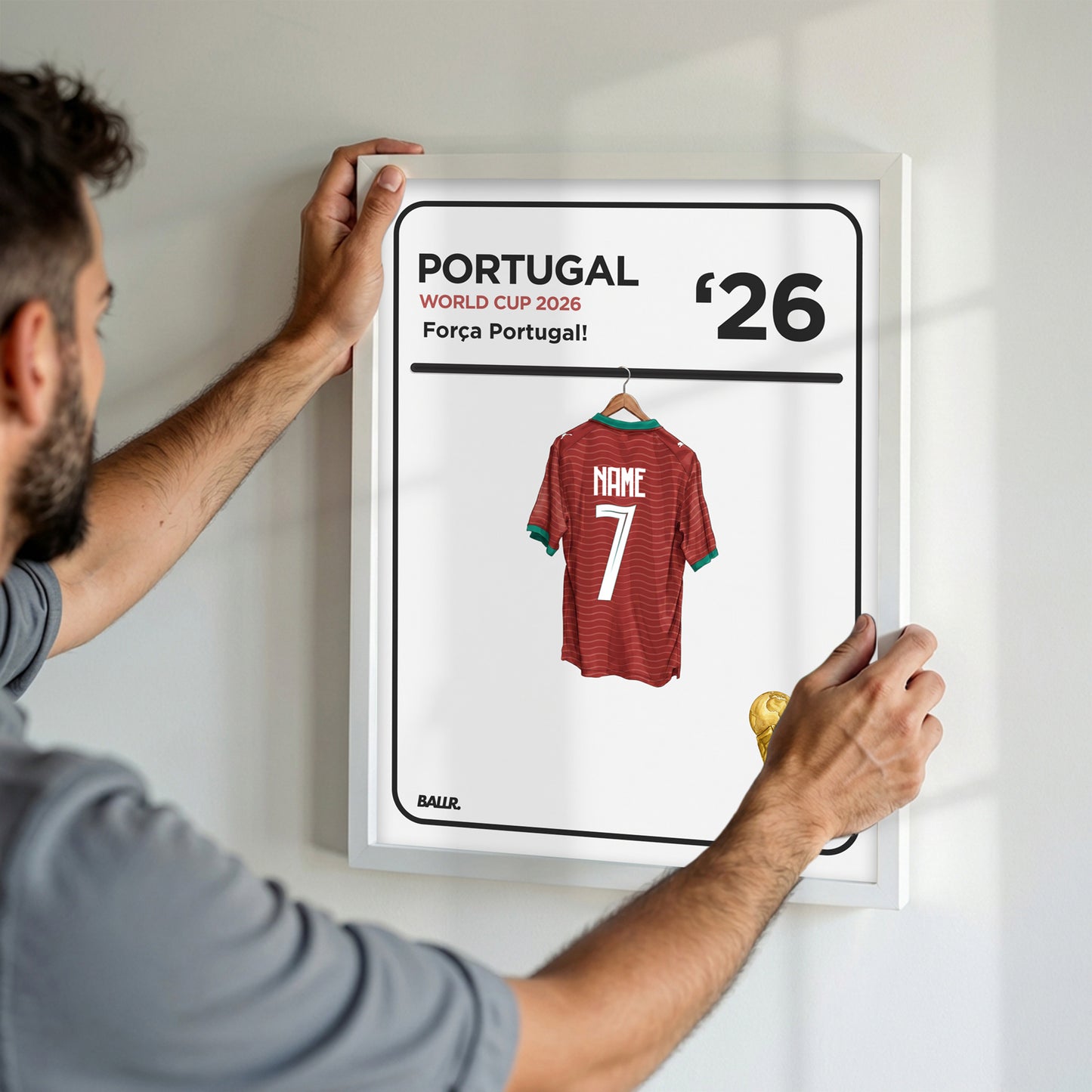 Personalised Locker Room Kit Portugal 2026 World Cup