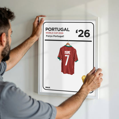 Personalised Locker Room Kit Portugal 2026 World Cup