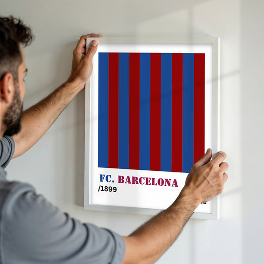 Barcelona Vintage Shirt Poster