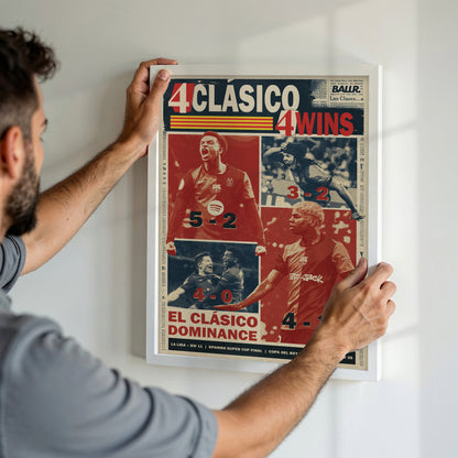 4 Clásicos 4 Wins for Barcelona