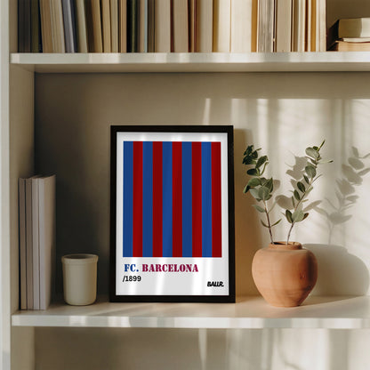Barcelona Vintage Shirt Poster