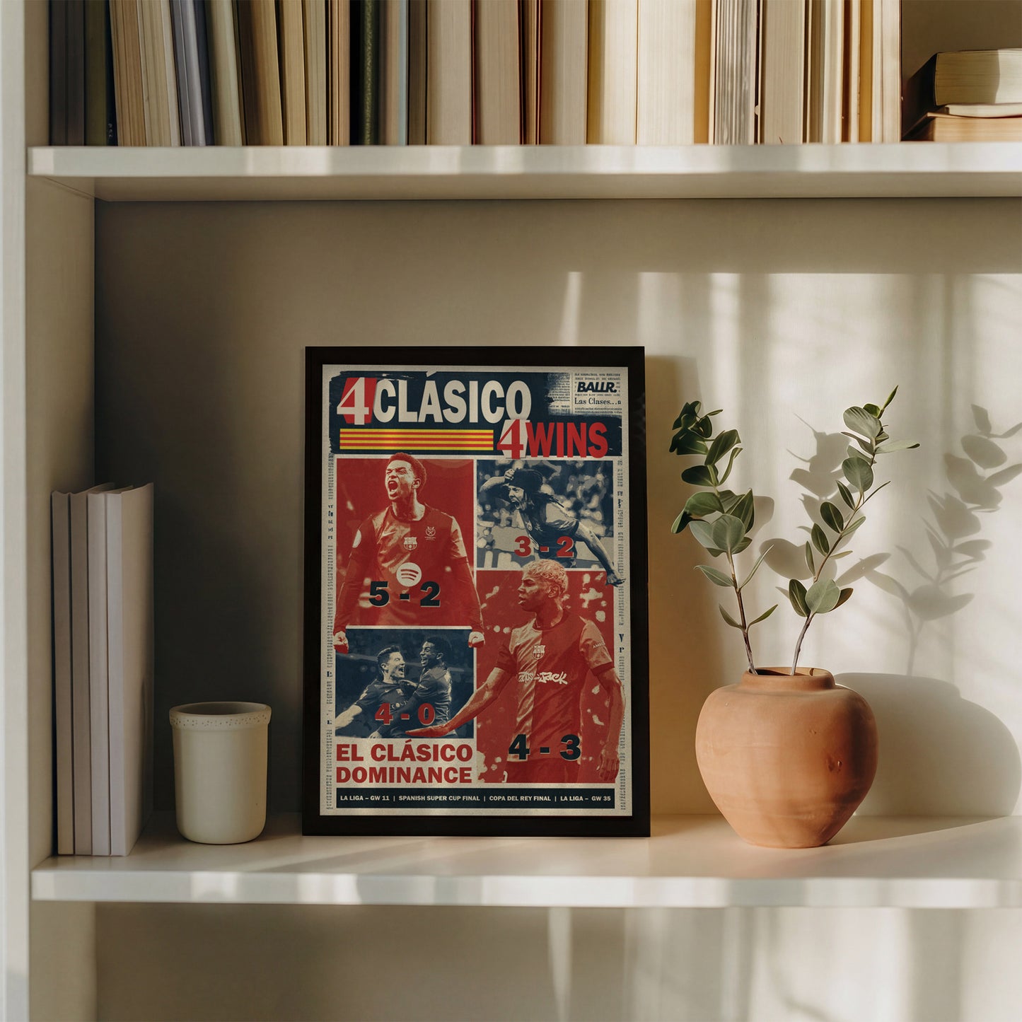 4 Clásicos 4 Wins for Barcelona