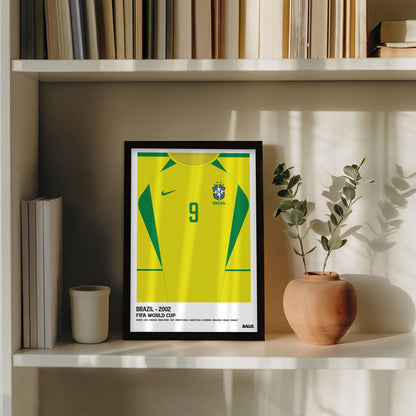 Brazil R9 WC'02 Front Kit ( Framed Poster )
