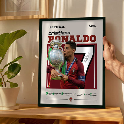 Cristiano Ronaldo Winning The Euros 2016