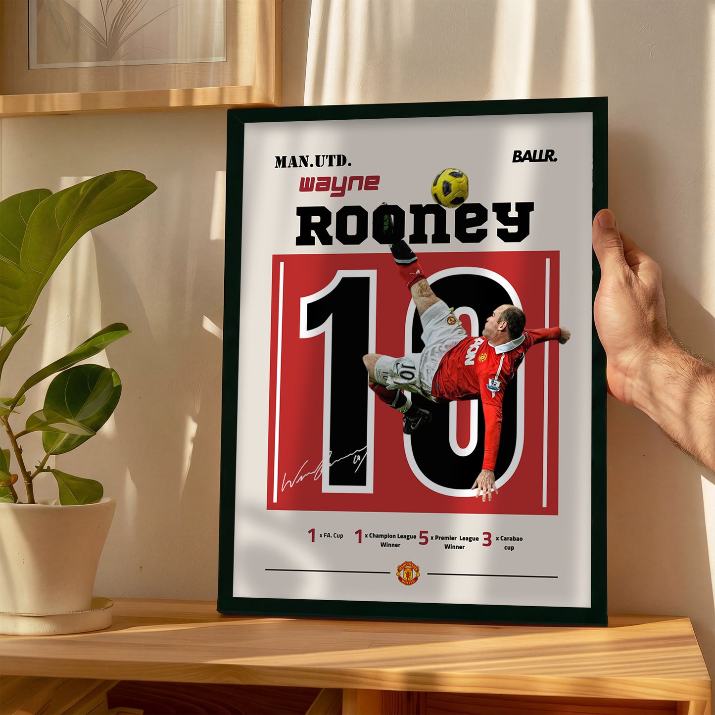 Wayne Rooney's iconic bicycle kick