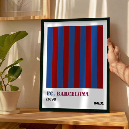 Barcelona Vintage Shirt Poster