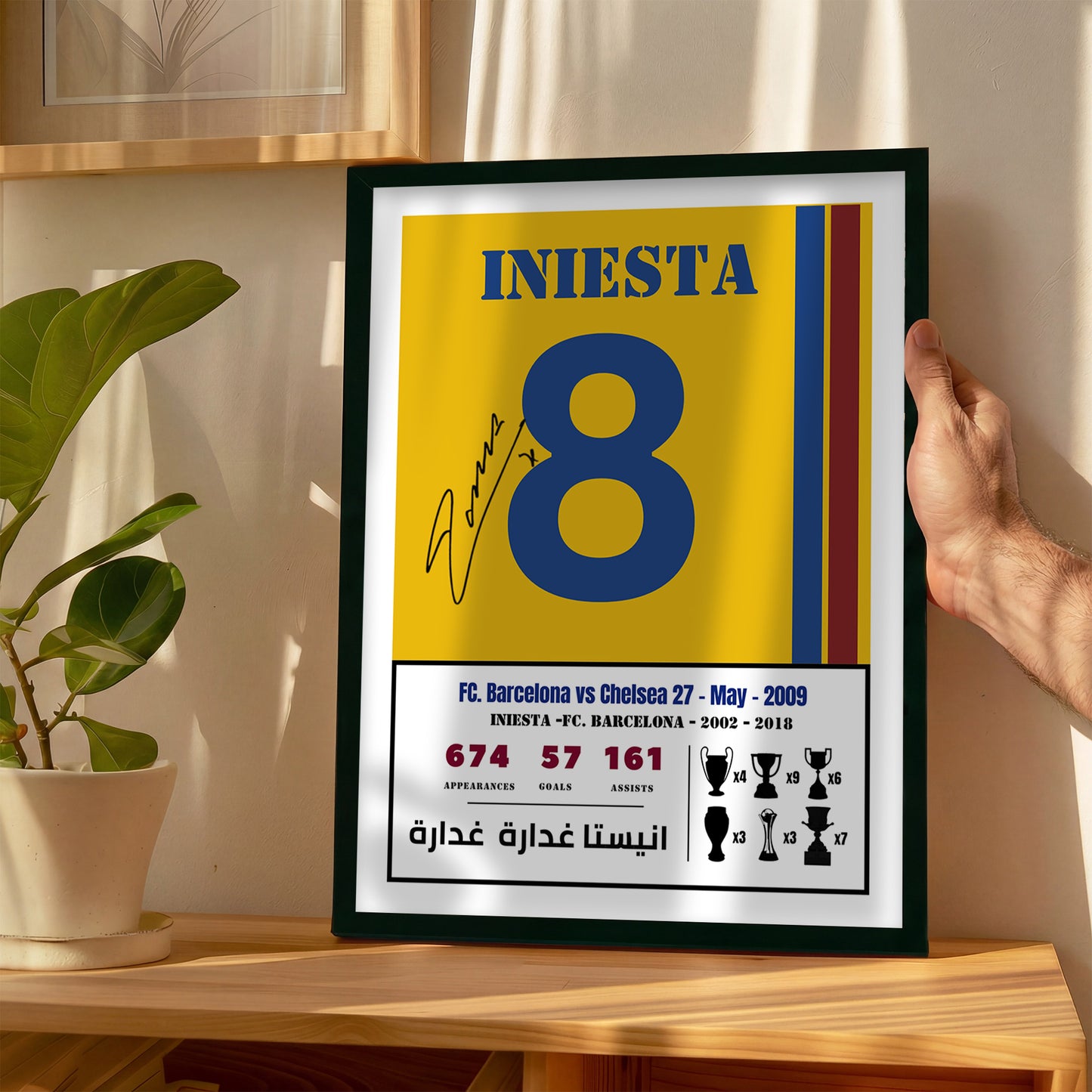 Andres Iniesta Goal Vs Chelsea 2009 Kit