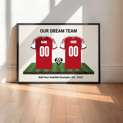 Personalized Arsenal Couple's Dream Team Kit