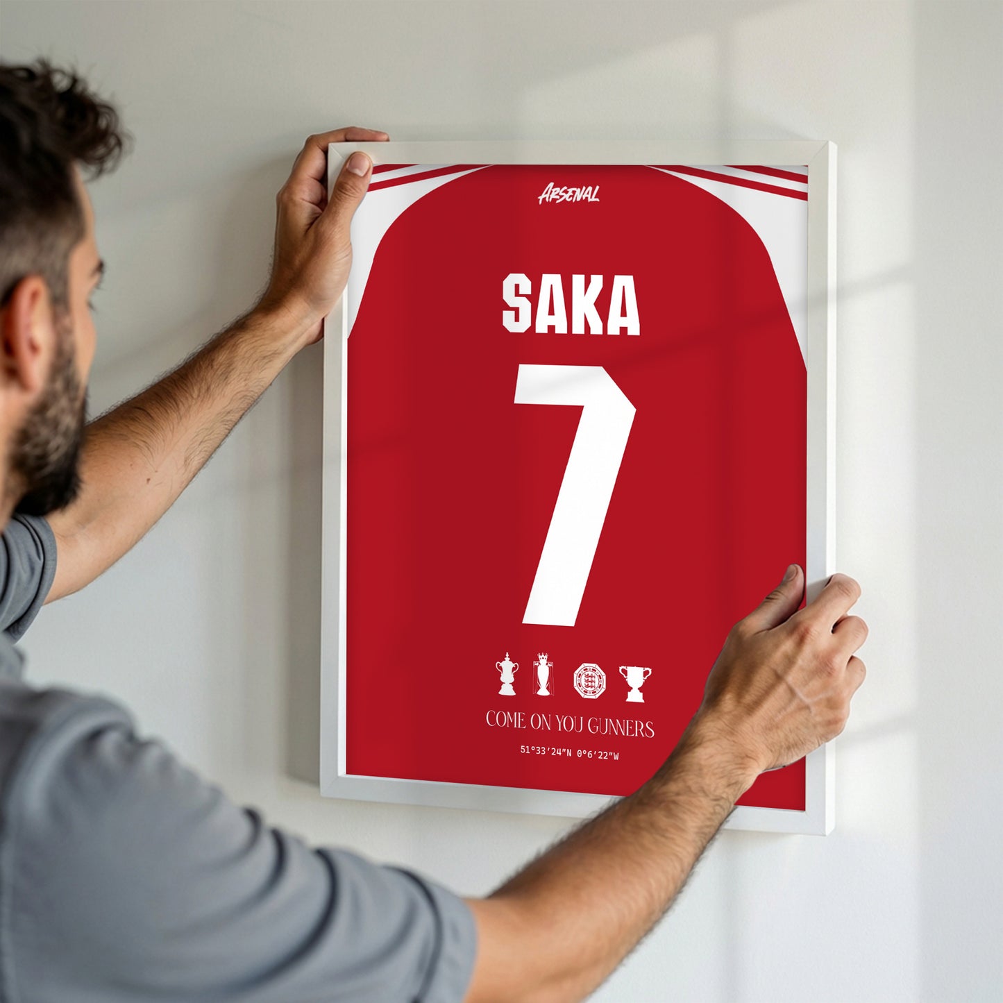 Bukayo Saka Arsenal Kit 25/26